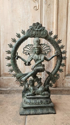 ESC091- Escultura Shiva danzante de bronce 45cmx68cmH - comprar online