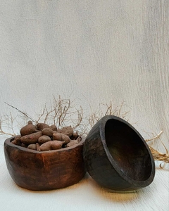 INDI18019- Bowl de madera antiguo 50cm aprox - comprar online