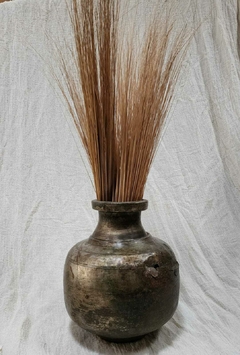 INDI1890- Basija bronce antigua india 25x29cmh
