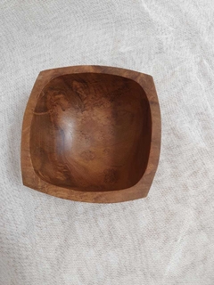 MAT119- BOWL cuadrado con borde recto 13x13x7cmH en internet