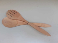 MSW087- Juego de cuchara tenedor sawoh punta redonda 29x7cm