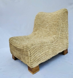 MUE135- Sofa Puro de rafia 64cmx80prof/ 37cmh.asiento 75cmh.resp- Pocas unidades - tienda online