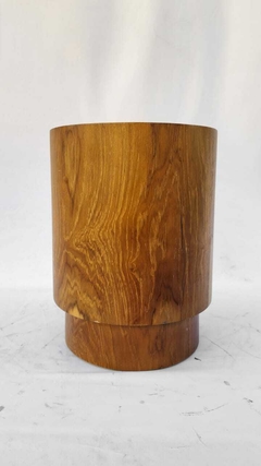 PED003- Pedestal de pura teca 35x46cmh