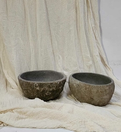 PIE011- Bowl de piedra de rio 26x25x13cmh aprox - comprar online