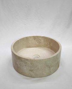 PIE013- Bacha de marmol- 40x15cm H