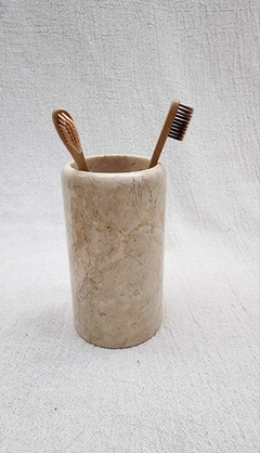 PIE021- Vaso porta pasta Onix Natural
