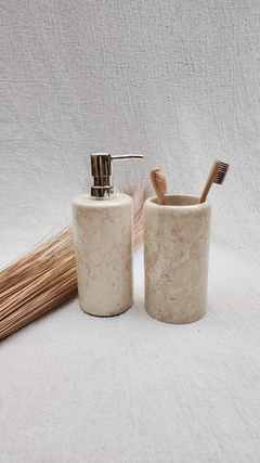 PIE021- Vaso porta pasta Onix Natural - comprar online