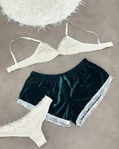 SET CANDACE VELVET VERDE