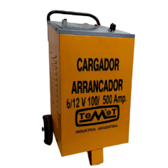 CARGADOR DE BATERÍAS C/ARRANCADOR 6/12V 100/500 Amp.