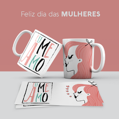 Caneca dia da mulher - By Cris Goyanna - Cestas e Produtos Personalizados