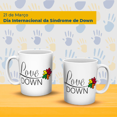 Canecas síndrome de down na internet