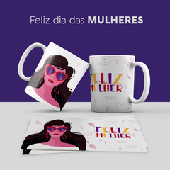 Caneca dia da mulher na internet