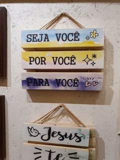 Placas decorativas com frases - comprar online