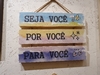 Placas decorativas com frases