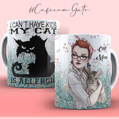 Caneca café com gato - comprar online