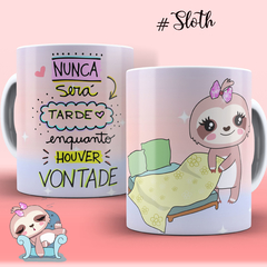 Canecas preguiça - By Cris Goyanna - Cestas e Produtos Personalizados