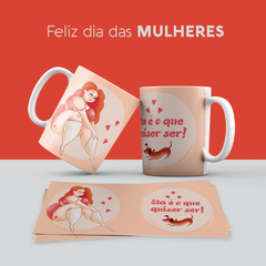 Caneca dia da mulher - comprar online