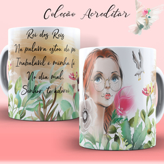 Caneca motivacional acreditar - comprar online