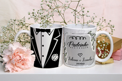 Caneca casamento - By Cris Goyanna - Cestas e Produtos Personalizados