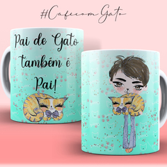 Caneca café com gato - loja online