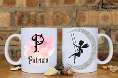 Caneca personalizada fadas - By Cris Goyanna - Cestas e Produtos Personalizados