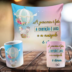 CANECAS BEST FRIENDS COM ALMOFADA - comprar online