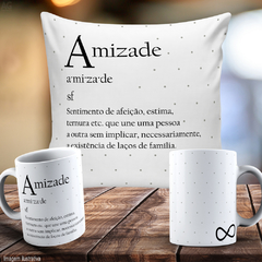 CANECAS BEST FRIENDS COM ALMOFADA - By Cris Goyanna - Cestas e Produtos Personalizados