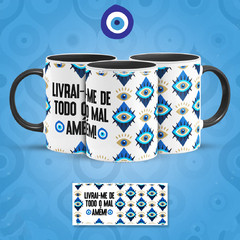 Caneca kit olho grego na internet