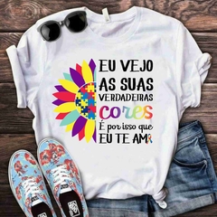 Camisas autismo - By Cris Goyanna - Cestas e Produtos Personalizados