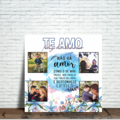 Azulejo dia das mães tamanho 20x20 - By Cris Goyanna - Cestas e Produtos Personalizados