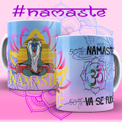 Caneca Namastê na internet