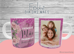 Azulejo + caneca dia das mães - loja online