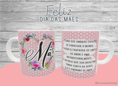 Imagem do Azulejo + caneca dia das mães