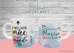 Azulejo + caneca dia das mães