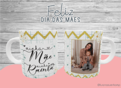 Azulejo + caneca dia das mães - By Cris Goyanna - Cestas e Produtos Personalizados