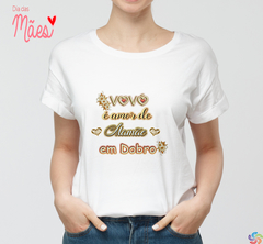 Camisetas mãe - By Cris Goyanna - Cestas e Produtos Personalizados