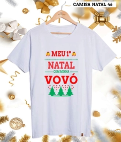 Camisa motivos natalinos - By Cris Goyanna - Cestas e Produtos Personalizados