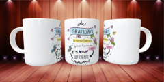 Caneca gratidão - By Cris Goyanna - Cestas e Produtos Personalizados