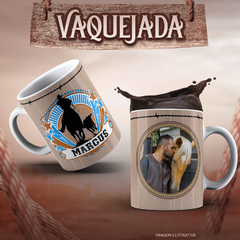 Caneca vaqueiro country - By Cris Goyanna - Cestas e Produtos Personalizados