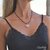 Collar Lovely PIEDRA DE LA LUNA Piedra Natural Semipreciosa con Engarce en Plata + de REGALO Lazo Negro Colgante - comprar online