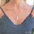 Collar Brianna CUARZO CRISTAL | Piedra Natural SEMIPRECIOSA + engarce de PLATA - comprar online