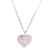 Collar Lovely | CUARZO ROSA Piedra Natural Semipreciosa con Engarce en Plata