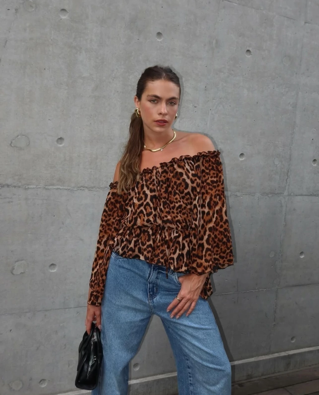 Ciganinha animal print boho