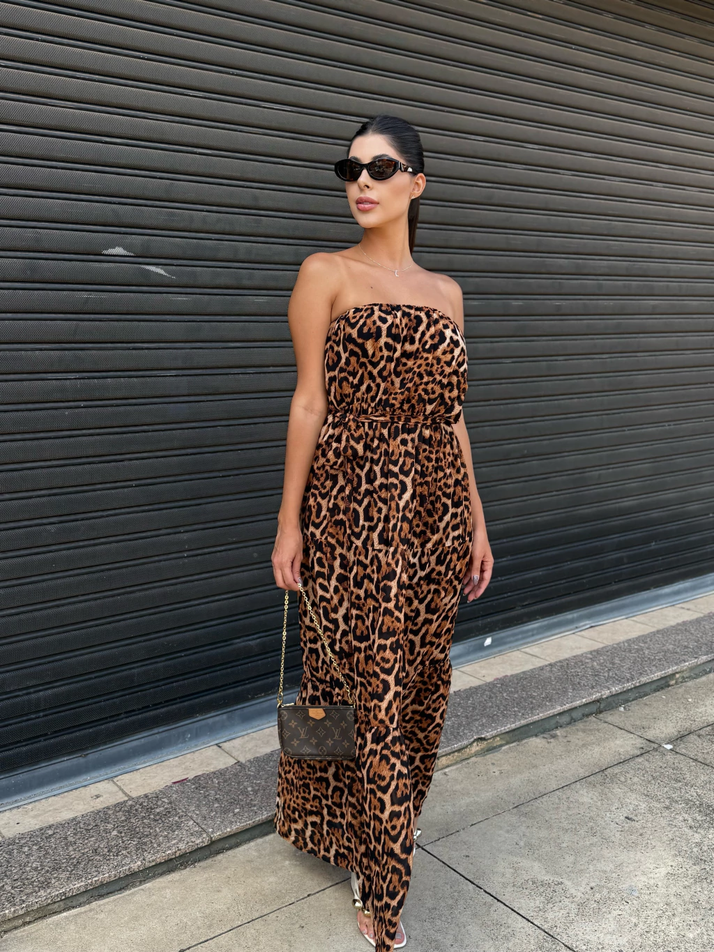 Vestido animal print