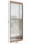 Imagen de Espejo espejos marco hierro y madera 2mts. x 70 cm.