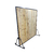 Separador de ambiente Biombos de madera con marco de hierro - comprar online