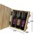 Caja 3 botellas color madera en internet