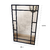Espejo espejos vidrio repartido marco de hierro 1,50 x 80 - comprar online