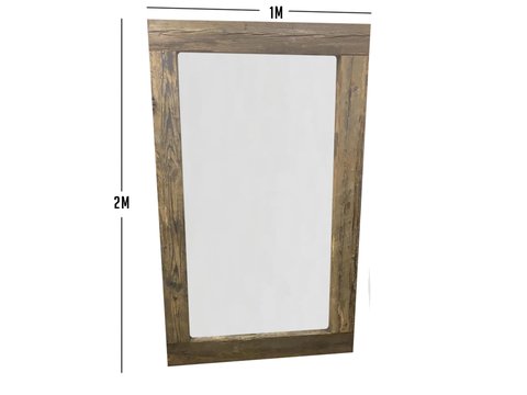 Espejo marco de pinotea marco de 15cm