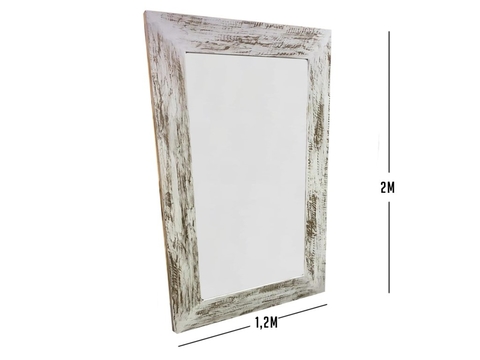 RUFFINO MUEBLES COMERCIALES — Espejo estilo industrial marco de hierro de  1,80 x